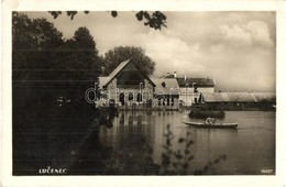 T2/T3 Losonc, Lucenec; Csónakázó Tó, Pavilon. Lichtig 19627. / Rowing Lake And Pavilion + 1938 Losonc Visszatért So. Stp - Zonder Classificatie