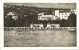 ** T2 Crikvenica; Dr. Seidl Gyógyház, Strand, Fürd?z?k / Spa, Beach, Bathing People - Ohne Zuordnung