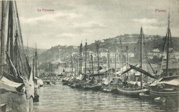 T2/T3 Fiume, La Fiumara / Harbor, Port, Boats (EK) - Ohne Zuordnung