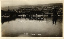 T2 Fiume, Porto / View From The Harbor, Sailing Ship - Zonder Classificatie