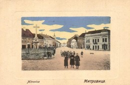 ** T2/T3 Szávaszentdemeter, Mitrovitz An Der Save, Sremska Mitrovica; F? Tér, üzletek, Gyerekek. W. L. Bp. Jovan Mihajlo - Zonder Classificatie