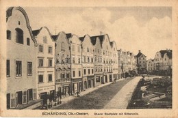 ** T2/T3 Schärding, Oberer Stadtplatz Mit Silberzeile / Square, Shops (fl) - Ohne Zuordnung