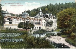 T2/T3 Karlovy Vary, Karlsbad; Cafésalon 'Kaiserpark' / Café, Park (EK) - Zonder Classificatie