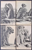 ** Paris, Statues Of Notre Dame - 7 Pre-1945 Postcards - Zonder Classificatie