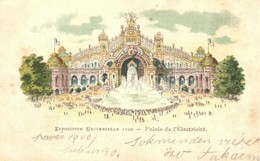 * T2/T3 1900 Paris, Exposition Universelle, Palais De L'Electricite / Expo, The Electric Palace, Litho - Zonder Classificatie