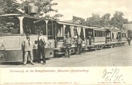 T2 München, Munich; Erinnerung An Die Dampftrambahn München-Nymphenburg. Verlag Anton Schäffler / Tram Engine, Steam Loc - Zonder Classificatie