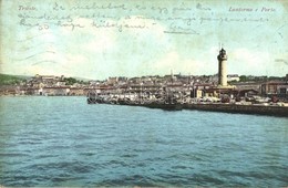 T2/T3 Trieste, Lanterna E Porto / Lighthouse And Port  (EK) - Zonder Classificatie