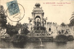 T2 Barcelona, Cascada Del Parque / Fountain, TCV Card - Zonder Classificatie