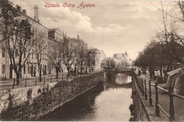 ** T1 Uppsala, Upsala; Östra Agatan / Street View With Canal - Ohne Zuordnung