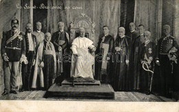 T2/T3 Vatican City, Le Saint-Pere Avec Sa Cour / The Holy Father With His Court, Pius X. (EK) - Ohne Zuordnung