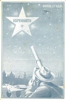 T2/T3 Nova Stelo, Esperanto / Esperanto Art Postcard S: K.K. (EK) - Non Classificati