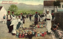 ** T2/T3 Bosanski Loncari / Bosnische Töpfeverkäufer / Bosnyák Fazék árus / Bosnian Pot Merchant, Folklore, Traditional  - Ohne Zuordnung