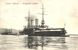 T2/T3 SMS Árpád, A K.u.K. Haditengerészet Habsburg-osztályú Csatahajója. Divald Károly 1530. / K.u.K. Kriegsmarine Krieg - Unclassified