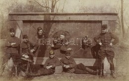 ** T1 Osztrák-magyar Els? Világháborús Katonai Kiképz? Hely Katonákkal / WWI K.u.k. Military Training Field With Soldier - Ohne Zuordnung