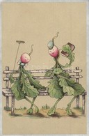 * T2/T3 Retek-szerelem / Radish-love. Art Postcard No. 274. Von B. Dondorf Litho (EK) - Unclassified