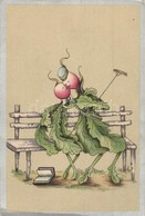 * T2/T3 Retek-szerelem / Radish-love. Art Postcard No. 274. Von B. Dondorf Litho (EK) - Zonder Classificatie