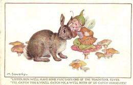 * T2/T3 Woodland Games. Listen Bun. / Rabbit With Fairy. Humphrey Milford S: Millicent Sowerby (EK) - Zonder Classificatie