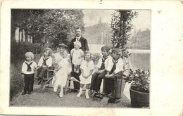 T2/T3 IV. Károly és Zita Királyné A Gyerekekkel / Charles IV And Zita With Their Children   (EK) - Non Classificati