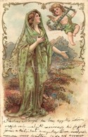 T3 1906 Religious Art Nouveau Golden Emb. Litho  (EB) - Zonder Classificatie