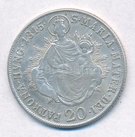 1845B 20kr Ag 'V. Ferdinánd' T:2,2- - Ohne Zuordnung