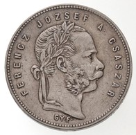 1868GYF 1Ft Ag 'Ferenc József / Angyalos Címer' Gyulafehérvár T:2 K. 
Hungary 1868GYF 1 Forint Ag 'Franz Joseph' Alba Iu - Non Classificati