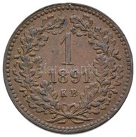 1891KB 1kr Cu 'Fiume Címer' Körmöcbánya (3,37g) T:2 / 
Hungary 1891KB 1 Kreuzer Cu 'Fiume Coat Of Arms' Kremnitz (3,37g) - Unclassified