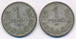 1926-1927. 1P Ag (2x) T:2-,3 Patina - Ohne Zuordnung