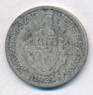 1929. 2P Ag 'Madonna' T:2-,3 Patina 
Adamo P7 - Zonder Classificatie