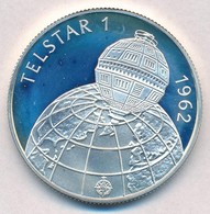 1992. 500Ft Ag 'Telstar 1' Tanúsítvánnyal, Dísztokban T:PP 
Adamo EM127 - Zonder Classificatie