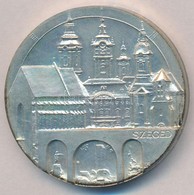 Lapis András (1942-) DN 'Szeged / Szeged Tourist' Ag Emlékérem (57,77g/0.835/42,5mm) T:1-,2 Patina - Non Classificati