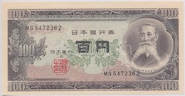 Japán 1953. 100Y T:I
Japan 1953. 100 Yen C:UNC
Krause 90b - Zonder Classificatie