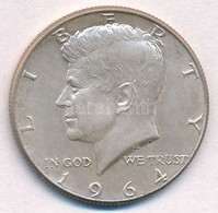 Amerikai Egyesült Államok 1964. 1/2$ Ag 'Kennedy' T:2 USA 1964. 1/2 Dollar Ag 'Kennedy' C:XF 
Krause KM#202 - Ohne Zuordnung