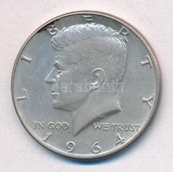 Amerikai Egyesült Államok 1964D 1/2$ Ag 'Kennedy' T:2 USA 1964D 1/2 Dollar Ag 'Kennedy' C:XF Krause KM#202 - Non Classificati