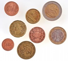 Ausztria 2002-2008. 1c-2E (8xklf) Forgalmi Sor T:1-,2
Austria 2002-2008. 1 Cent - 2 Euro (8xdiff) Coin Set C:AU,XF - Zonder Classificatie