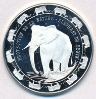 Benin 1993. 6000Fr Ag 'Természet Védelem - Elefánt' T:PP
Benin 1993. 6000 Francs Ag 'Protection Of Nature - Elephant' C: - Unclassified