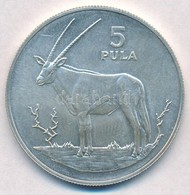 Botswana 1978. 5P Ag 'Nyársas Antilop' T:1,2-
Botswana 1978. 5 Pula Ag 'Gemsbok' C:UNC,AU
Krause KM#11 - Zonder Classificatie