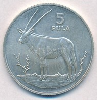 Botswana 1978. 5P Ag 'Nyársas Antilop' T:1,2-
Botswana 1978. 5 Pula Ag 'Gemsbok' C:UNC,AU
Krause KM#11 - Unclassified