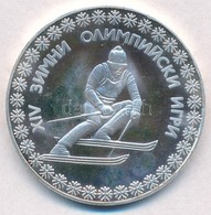 Bulgária 1984. 10L Ag 'Téli Olimpia - Alpesisí' T:PP Fo.
Bulgaria 1984. 10 Leva Ag 'Winter Olympics - Downhill Skier' C: - Zonder Classificatie