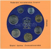 Csehszlovákia 1988. 5H-5K (7xklf) Forgalmi Sor T:1 
Czechoslovakia 1988. 5 Haleru - 5 Korun (7xdiff) Coin Set C:Unc - Zonder Classificatie