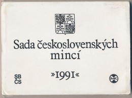 Csehszlovákia 1991. 1h-10K (9xklf) Forgalmi Sor M?anyag Tokban T:1 
Czechoslovakia 1991. 1 Haler - 5 Korun (9xdiff) Coin - Zonder Classificatie