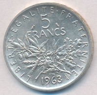 Franciaország 1963. 5Fr Ag T:2 
France 1963. 5 Francs Ag C:XF - Zonder Classificatie