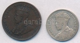 Mauritius 1912. 2c Br + 1934. 1/4R Ag 'V. György' T:2,2-
Mauritius 1912. 2 Cents Br + 1934. 1/4 Rupee Ag 'George V' C:XF - Ohne Zuordnung