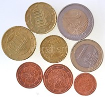 Németország 2002-2004. 1c-2E (8xklf) Forgalmi Sor T:1-,2
Germany 2002-2004. 1 Cent - 2 Euro (8xdiff) Coin Set C:AU,XF - Ohne Zuordnung