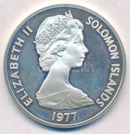 Salamon-szigetek 1977. 5$ Ag 'Fosszilizált Kagylóhéj' T:1 (eredetileg PP)
Solomon Islands 1977. 5 Dollars Ag 'Fossilized - Ohne Zuordnung