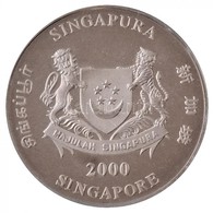 Szingapúr 2000. 10$ Cu-Ni 'Sárkány éve' Lezárt Kapszulában, Eredeti, Sérült Tokban T:PP
Singapore 2000. 10 Dollars Cu-Ni - Zonder Classificatie
