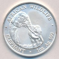 Zambia 2001. 5000K Ag 'Afrikai Vadak - Elefánt és Borja' T:BU
Zambia 2001. 5000 Kwacha Ag 'African Wildlife - Elephant A - Ohne Zuordnung