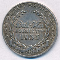 Ausztria 1933. 'Del-Ka 25 éves Jubileum' Jelzett Ag Emlékérem (16,26g/0.900/35mm) T:2
Austria 1933. 'Del-Ka 25th Anniver - Unclassified