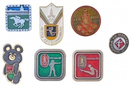 Szovjetunió 1980. Moszkvai Olimpia, 7db Klf Jelvény T:2
Soviet Union 1980. Moscow Olympiad, 7pcs Of Diff Badges C:XF - Ohne Zuordnung