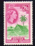 Solomon Islands 1963-4 2/6d Native House Wmk. St. Edward's Crown Definitive, MNH, SG 111 (B) - Isole Salomone (...-1978)