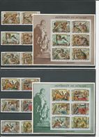 BURUNDI  Scott 485-7, C228-0, 487c, C233c Yvert 669-674, PA408-3, BF84, BF85 (12+2blocs)  ** Cote 78,00 $ 1975 - Unused Stamps